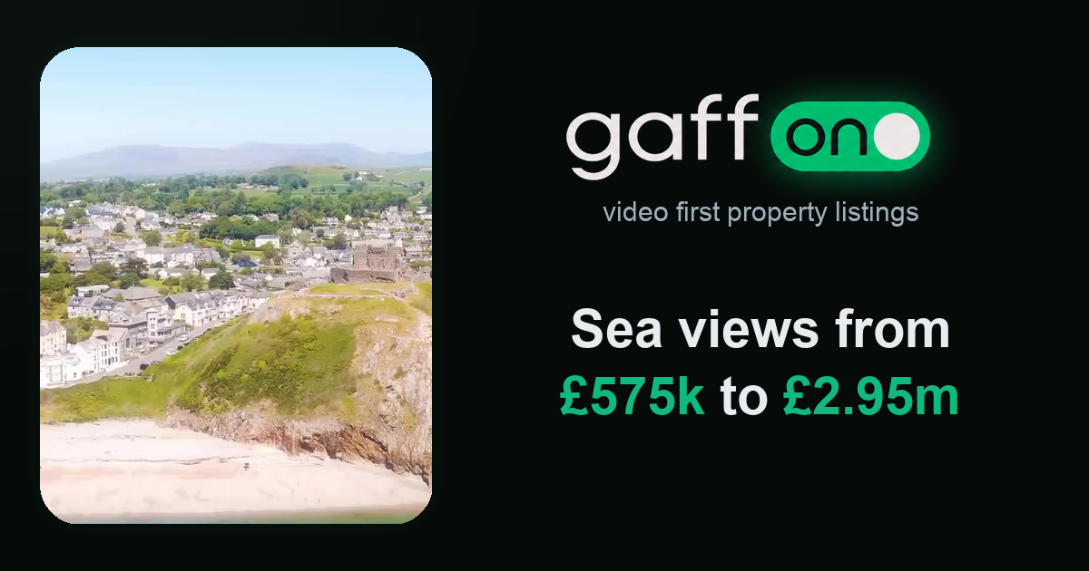 Sea view homes for sale UK: £575k to £2.95m